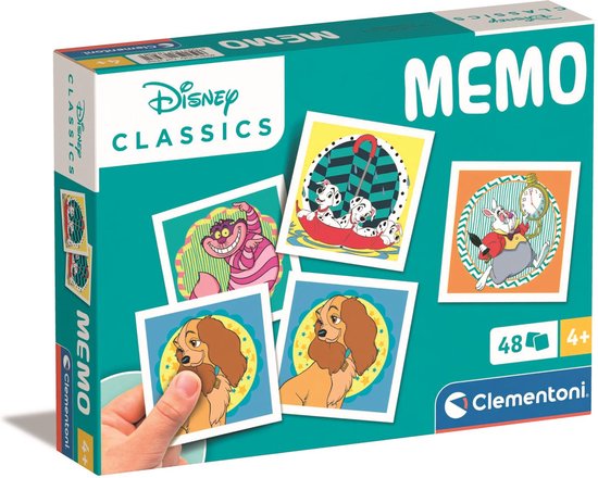 Clementoni - Memory voor kinderen - Disney Classics - 48 Kaarten ...