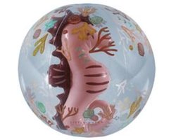 foto van Little Dutch Strandbal 3D Figuur Ocean Dreams Roze