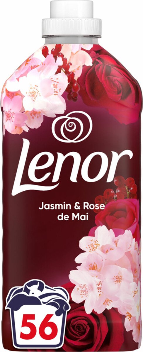 Goedkoopste Lenor Wasverzachter Jasmijn & Rose de Mai 56 Wasbeurten 1176 ml