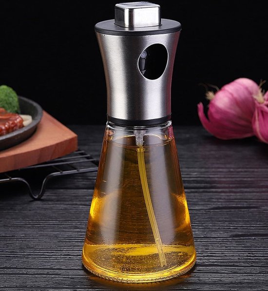 Oplaadbare olijfolie-verstuiver, draagbare oliespuitfles, keukenoliesprayer gadget, olijfolie sprayer voor grillen, koken olie, mestdispenser, fijne mest oliesprayer fles