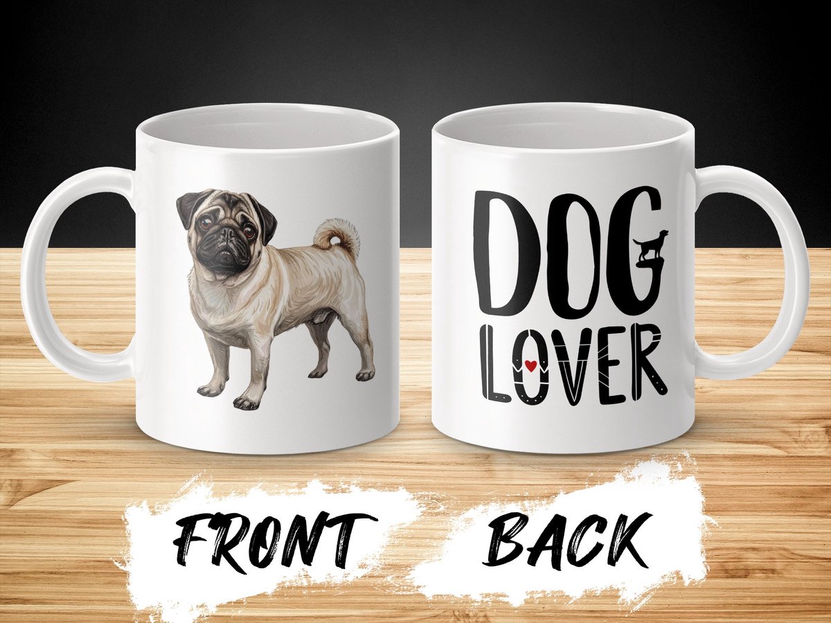 Mok Pug dog hond/ dog lover