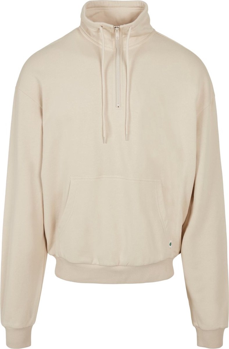 Urban Classics Organic Drawstring Troyer Sweater/trui L Groen
