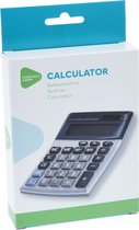 Calculatrice - grise - 10 x 14 cm - pour l'école ou le bureau