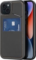 Dux Ducis - Telefoon Hoesje geschikt voor de Apple iPhone 15 - Hoesje geschikt voor Magsafe Magneet - Rafi Mag Series - Back Cover - Zwart