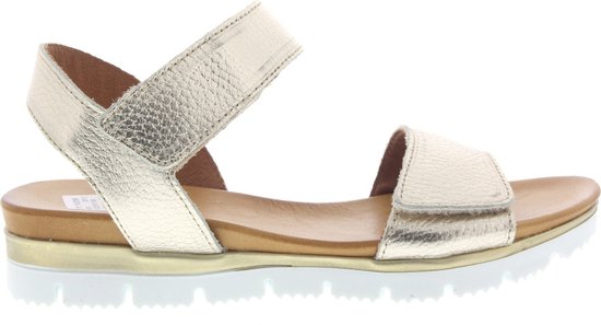 AQA Shoes A8570 - Volwassenen Platte sandalenDames Sandalen - Kleur: Metallics - Maat: