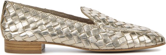 Pertini Instappers Dames - Instapschoenen / Damesschoenen - Leer - 31797 - Goud - Maat 39.5