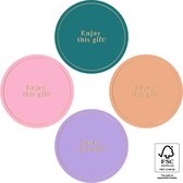 House of products - Stickers multi - Enjoy gold - Bright - Sluitstickers - Huwelijk - Verjaardag - Babyshower