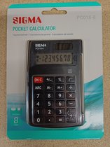 Sigma pocket calculator pc 018-8
