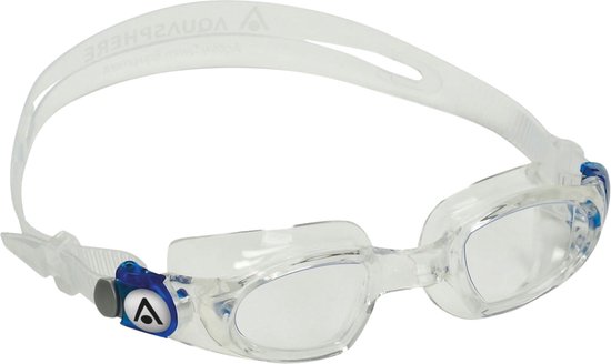 Aquasphere Mako - Zwembril - Volwassenen - Clear Lens - Transparant/Blauw