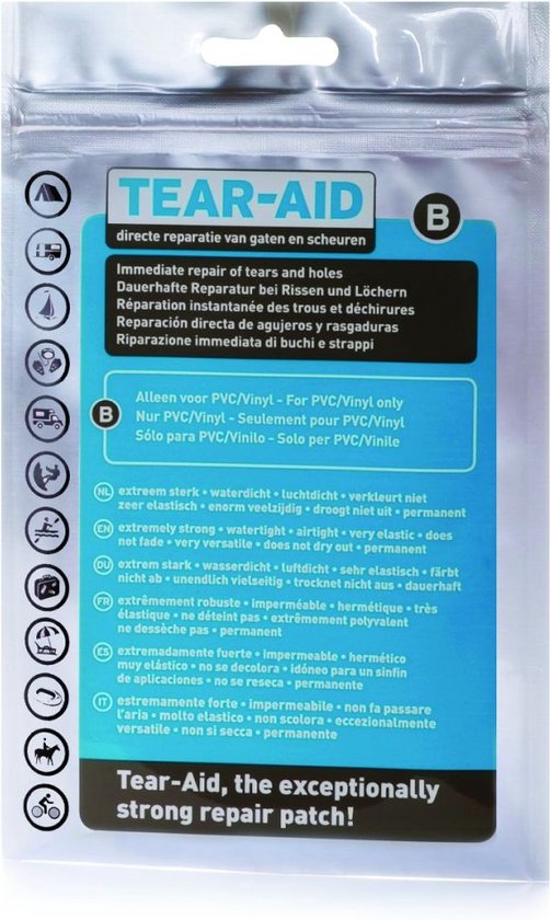 Tear-Aid - Reparatiemiddel - Type B - standaard set - Tear-Aid