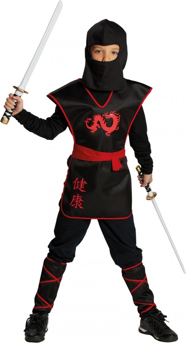 Ninja Krijger Kostuum Kind - Maat 128