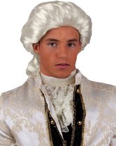 Rococo pruik man wit