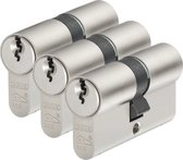 Abus deurcilinder anti-boorbescherming E200 SKG 30/30 3 stuks