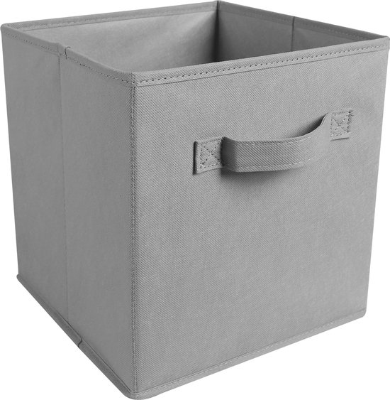 Cestino Per Carta In Metallo DS – 13 Litri – Argento – Dimensioni 22x26,5x28 Cm – Per Ufficio, Casa E Studio