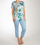 Ringella Pyjama lange broek - 228 Blue - maat 44 (44) - Dames Volwassenen - Katoen/Modal/Tencel- 4211243-228-44