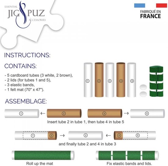 Jig & Puz puzzelmat 300 tot 6000 stukjes