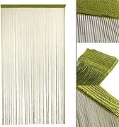 Rideau de porte rideau anti-mouches - Rideau de porte - 200 x 100 x 0 cm - Vert