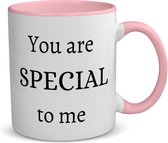 Akyol - you are special to me koffiemok - theemok - roze - Liefde - mensen die jij liefde wilt geven - cadeau - kado - liefde - geschenk - verjaardag - 350 ML inhoud