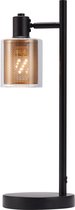 Brayton, Tafellamp ,BUREAULAMP,Decorative LAMP, Voor Eetkamer, Slaapkamer, Woonkamer-Glass Serie - 1xE14 - lichts excl. lichtbron - KUIPER