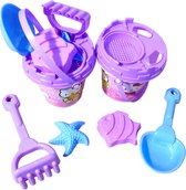 Zand speelgoed set met kinderfiguur lot van 2 stuks #1 - Verjaardagscadeau
