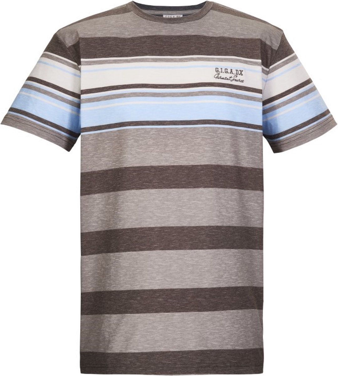 Killtec heren shirt shirt heren KM 41440 olijfgroen streep