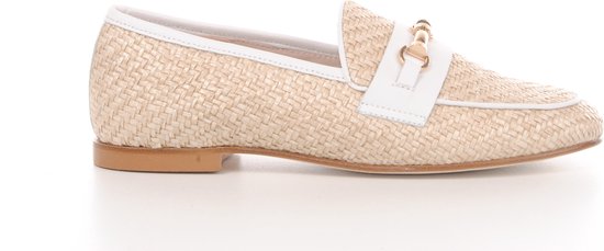 Maury loafer Rapunzel raffia beige