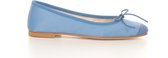 Maury ballerine satin blauw