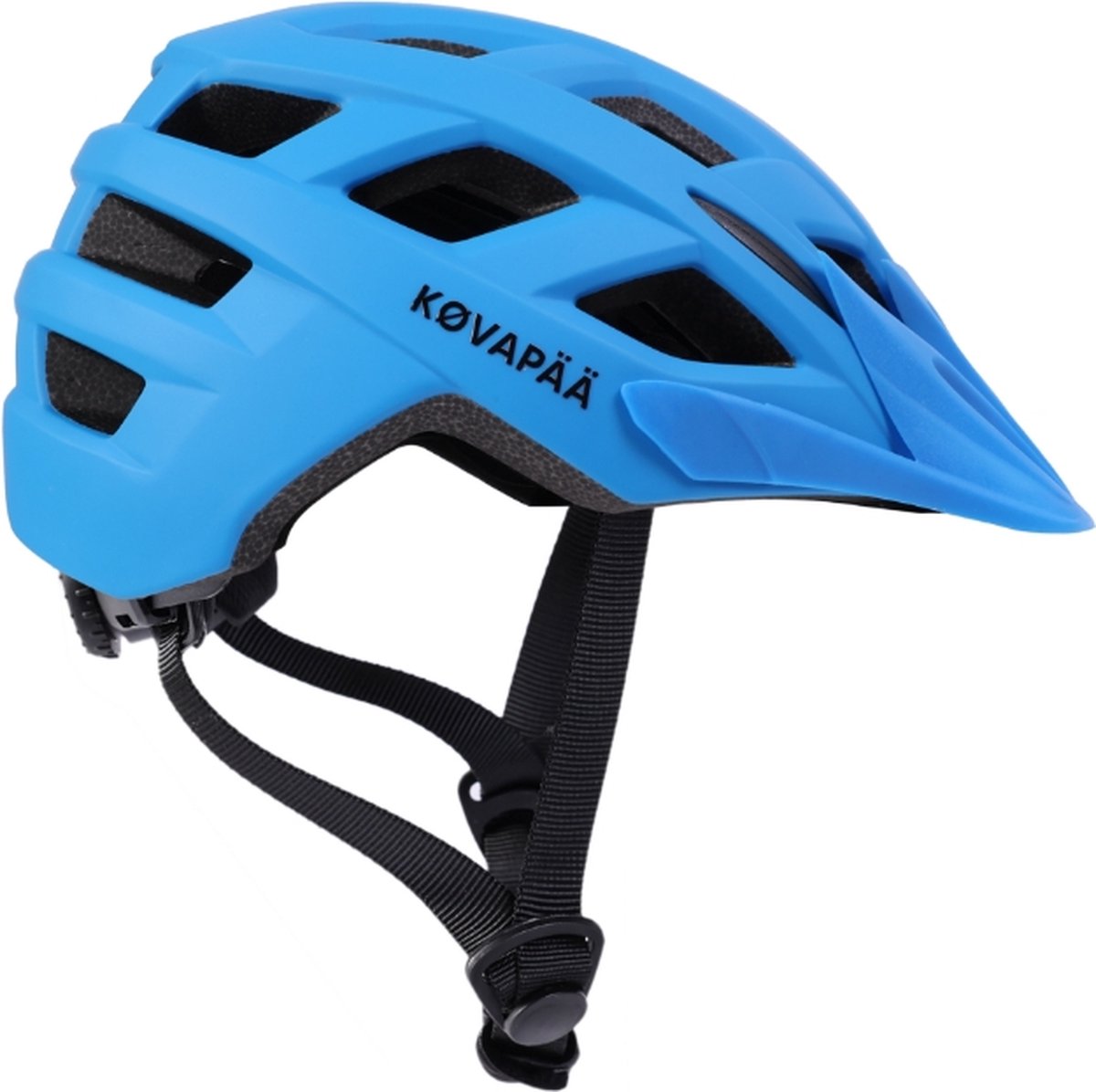 Køvapää® Tolva - Fietshelm - Blauw - Maat 56-61 cm - M/L - Afneembaar vizier - Fietshelm Volwassenen - Fietshelm Dames - Fietshelm Heren - Mountainbike Helm - Fietshelmen - Fietshelmen - fietshelm dames elektrische fiets - Fietshelm Dames Volwassenen – foto 2