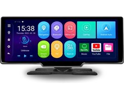 Boscer Smart HD Navigatiesysteem PRO - 10.26 Inch Touchscreen - Apple Carplay & Android Auto (Draadloos) - 2+32GB - Google PlayStore - FM Transmitter - Touchscreen - Bluetooth, SD, USB, Aux, GPS & WiFi - Autoradio - AHD Achteruitrijcamera