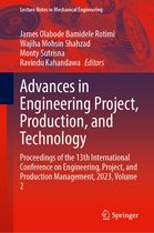 Lecture Notes in Mechanical Engineering- Advances in Engineering Project, Production, and Technology