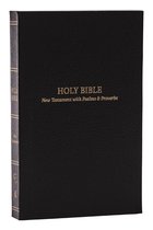 KJV, Pocket New Testament with Psalms and Proverbs, Softcover, Black, Red Letter, Comfort Print