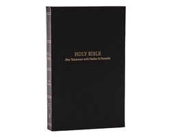 KJV Holy Bible: Pocket New Testament with Psalms and Proverbs, Black Softcover, Red Letter, Comfort Print: King James Version