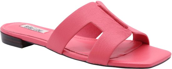 Bibi Lou Corail Cuir taille 39 Chaussons Dahlia corail