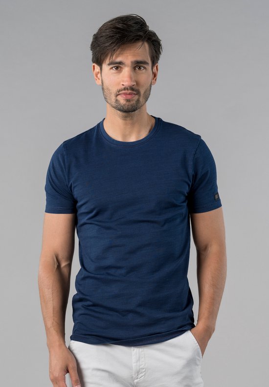 Presly & Sun Heren - T-Shirt - Blauw - XL - Cary