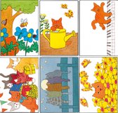 6 Kinderwenskaarten - Ansichtkaarten kind - 15 x 10,5cm - 6 kaarten in een mapje - Gratis verzonden