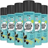 6x Marcel's Green Soap Deodorant Spray Mimosa Blackcurrant 150 ml