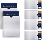 RFID Blocker Set - Paspoort beschermhoes - Bankpas en ID-kaart - kaart beschermhoes - 10x creditcardformaat - 3x paspoortformaat kaarthoes - LOUZIR