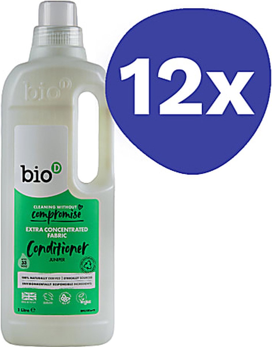 Goedkoopste Bio-D Wasverzachter Jeneverbes 12x 1L