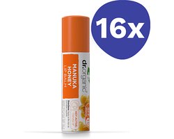 Dr Organic Lippenbalsem - Manuka Honing (6x 5,7ml)