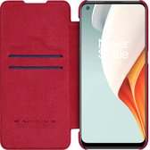 Nillkin - Qin Leather Case - OnePlus Nord N100 - Red