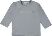 Babylook T-Shirt Klein Broertje Dusty Blue 62