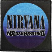 Nirvana - Nevermind Wavy Logo Patch - Zwart