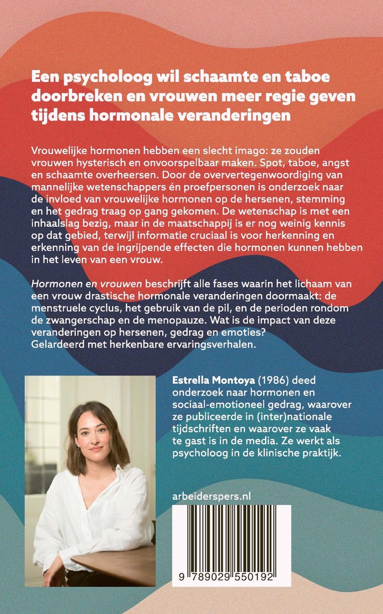 Hormonen en vrouwen - back cover