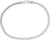 Bracelet Silver Lining - argent - pop-corn - 3,5 mm - 19 cm