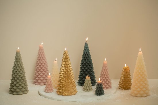 Bougie décorative sapin de Noël - Disponible en 3 tailles