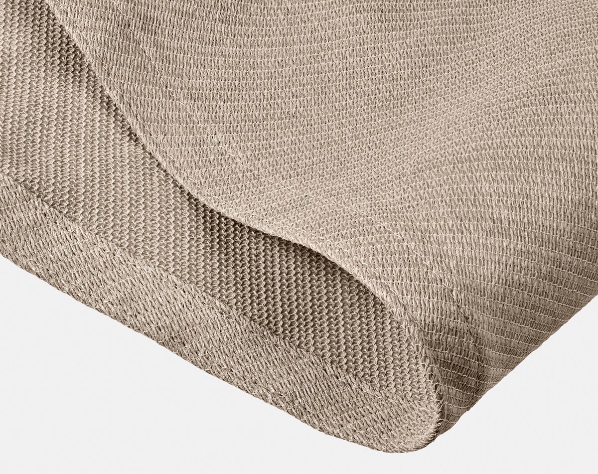 Platinum Sun & Shade Coolfit voile d'ombrage triangulaire, 570x400x400cm, Greige