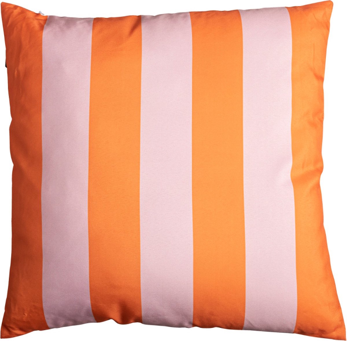 Gusta Outdoor Kussen | gestreept | Oranje - Roze | 45x45 cm