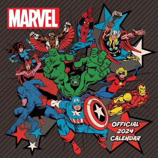 Marvel kalender 2024 Official 2024 Calendar, nvt 9781805270669