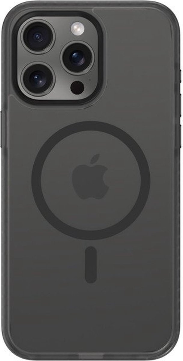 Hoesje met MagSafe geschikt voor iPhone 15 Pro Max | Prisma | Grijs