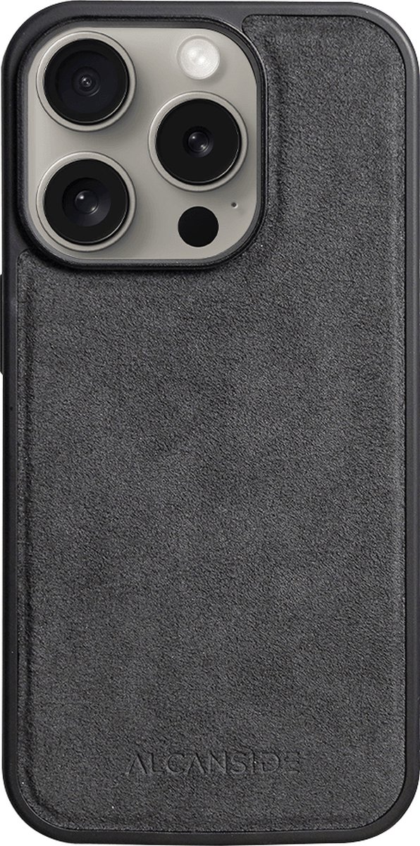iPhone 15 Pro - Alcantara Case With MagSafe Magnet - Space Grey